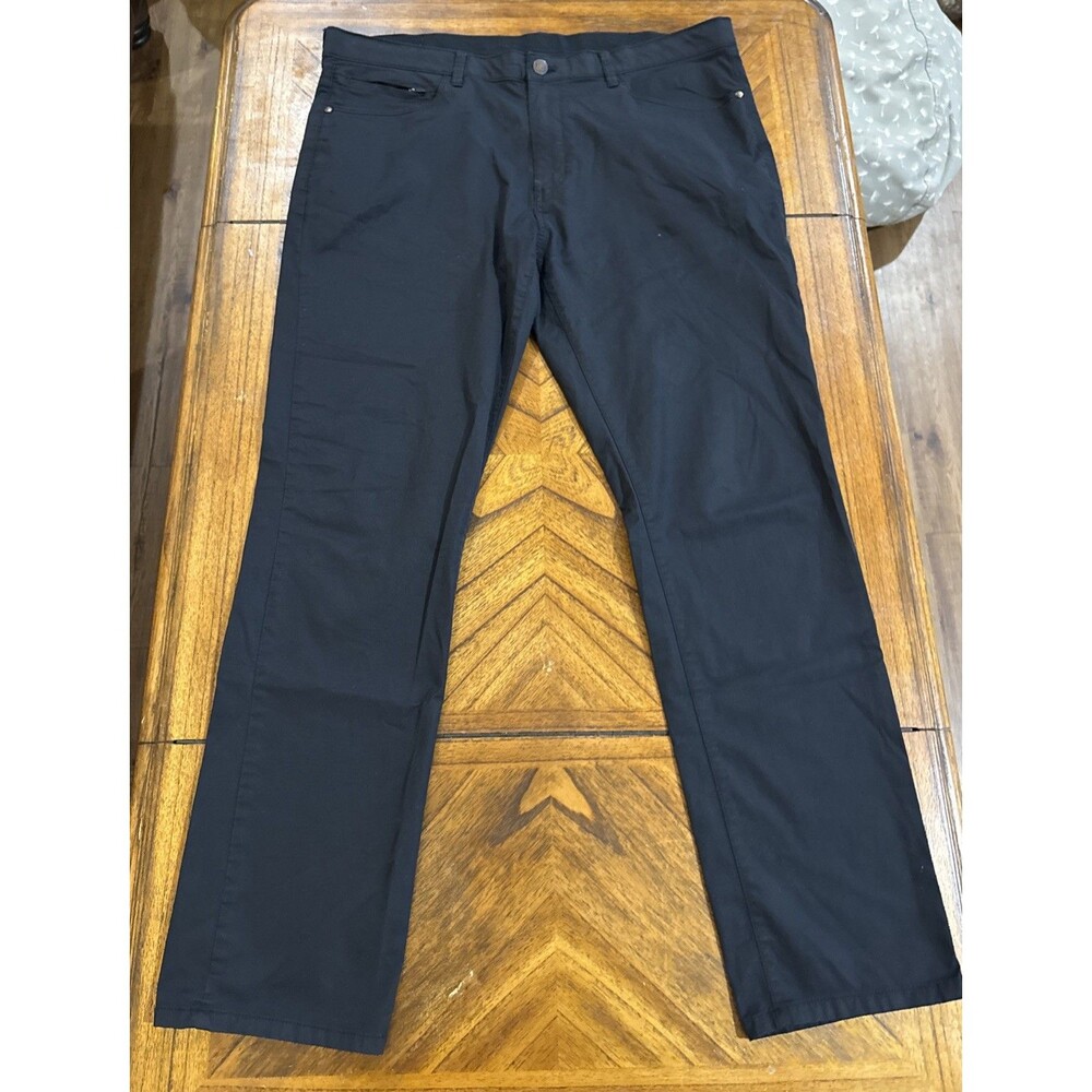 Mens English Laundry Black Chino Pants 38 x 32 Good Used Condition